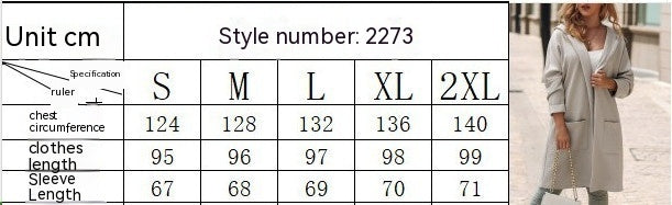 AURELLE – Hooded Mid-Length Trench Coat